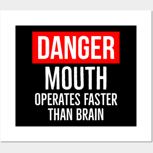 Danger Mouth Operates Faster Than Brain Posters and Art